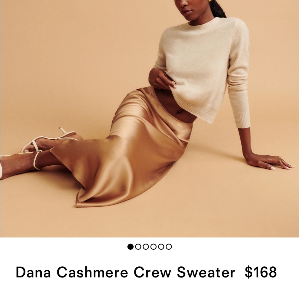NWOT Reformation Dana cashmere crew
